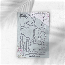 CraftAddictionUK Coordinating Die Set - Cottontail (Easter)